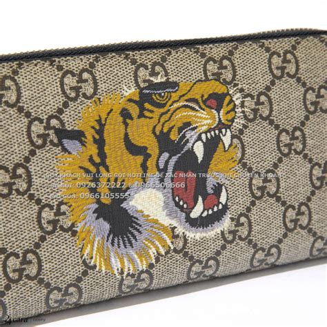 tiger print gucci wallet